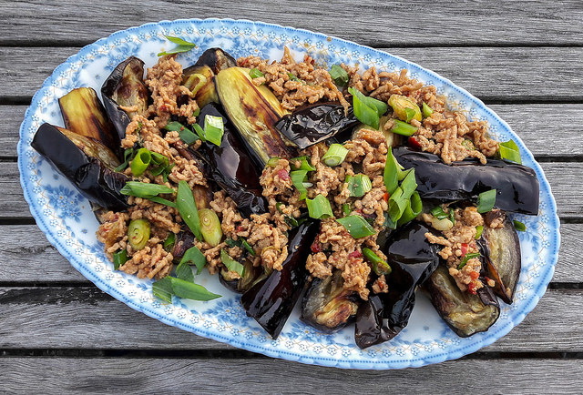 Ma Po Eggplant – Aubergine mit Schweinehack auf Szechuan-Art